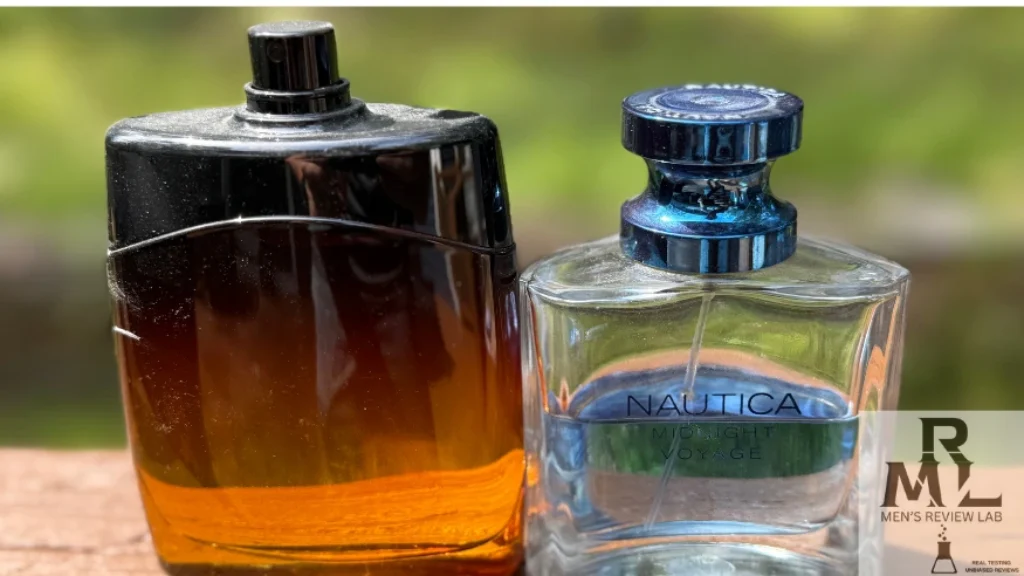 Nautica Voyage next to Mont Blanc Legend Night for size comparision